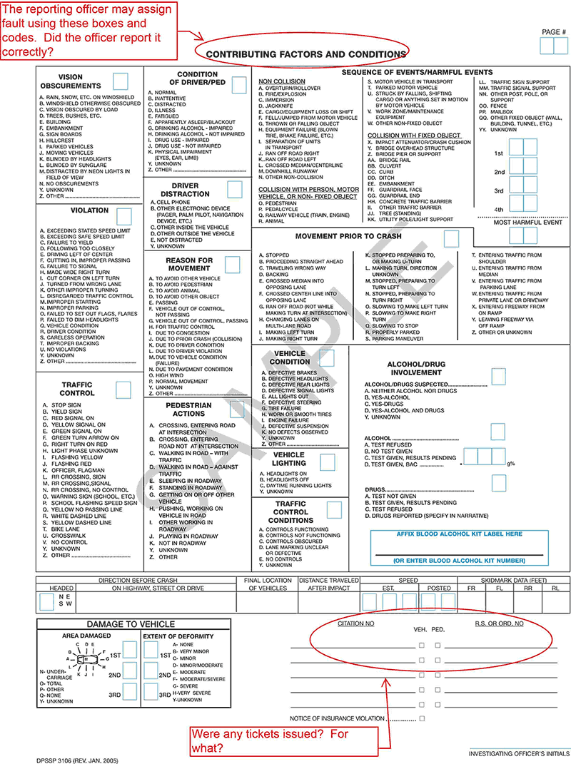 Baton-Rouge-Accident-Report-Showing-Fault-Tickets