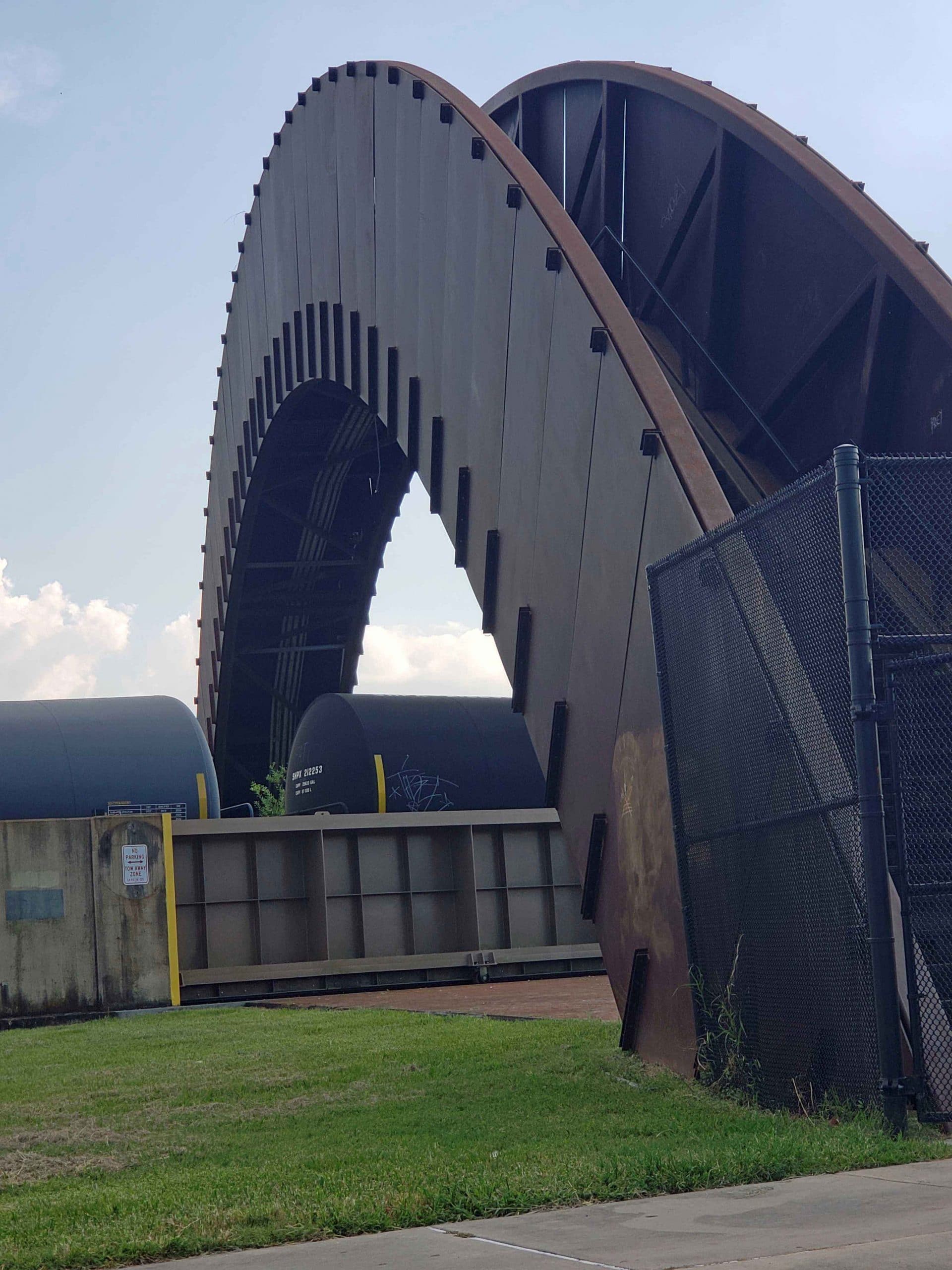 Arch Across The Train Tracks, Crescent Park 2020