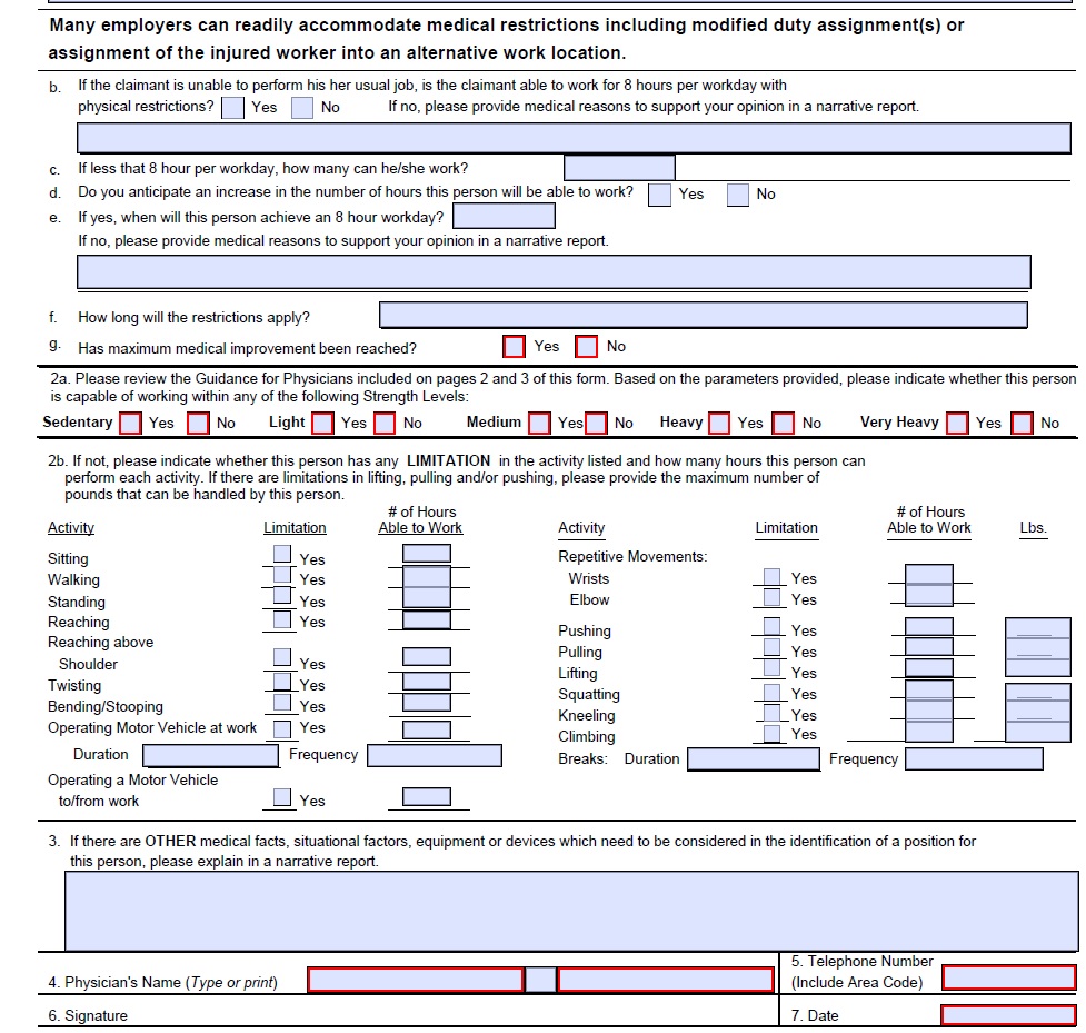 Functional Capacity Evaluation