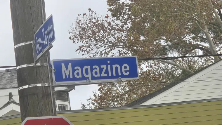 Magazine Street at Gen. Taylor Street in Uptown New Orleans